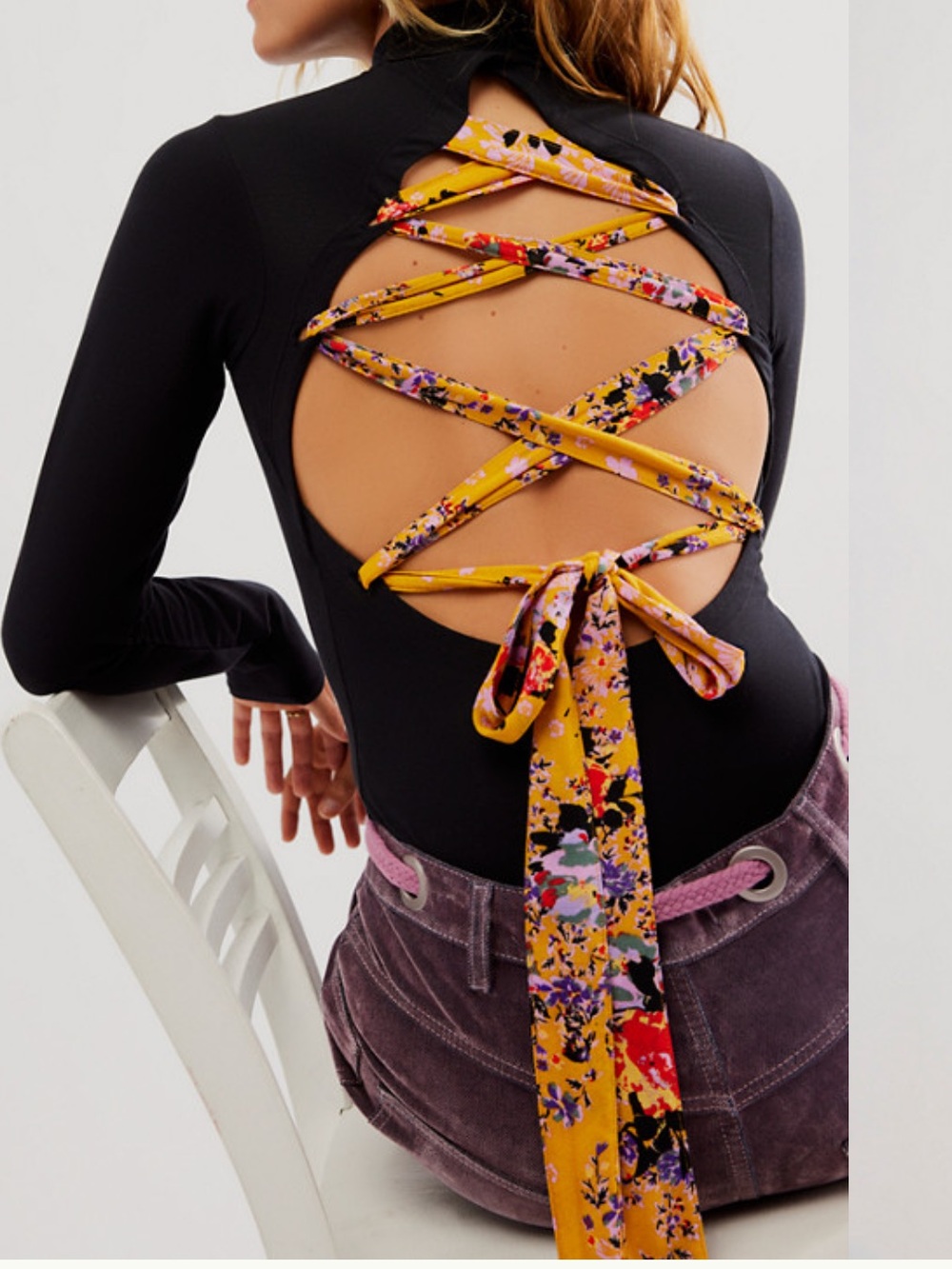 Free People Straps In The Back Bodysuit - Picture 4 of 7